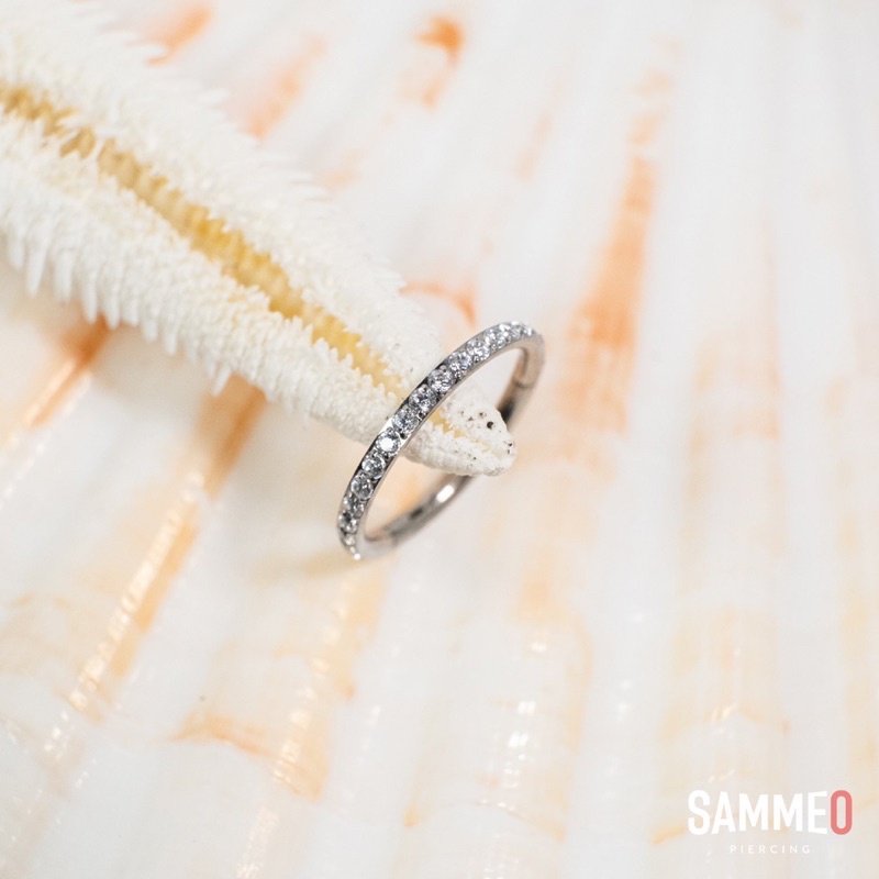 Hinged Clicker with Crystal