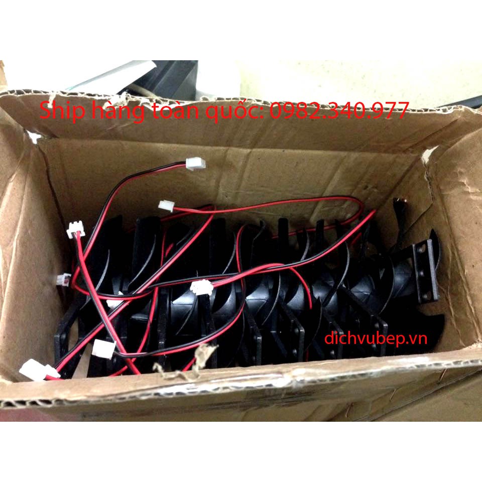 Quạt Bếp từ loại to, bếp hồng ngoại 12-18v - sải cánh 11cm