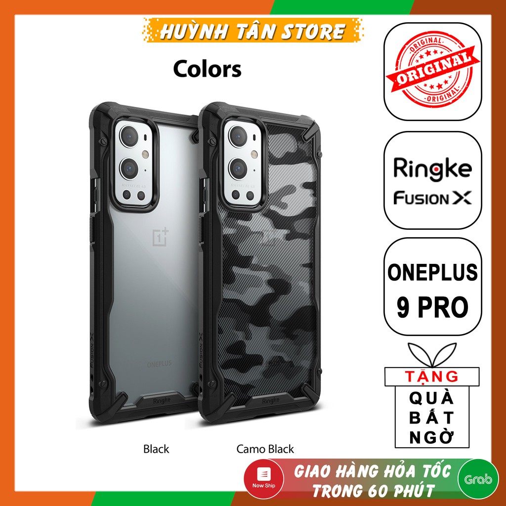 Ốp lưng Oneplus 7 Pro, 8 Pro, 8T,9R,9 Pro chống sốc Ringke Fusion X chính hãng Korea chống va đập,bảo vệ camera
