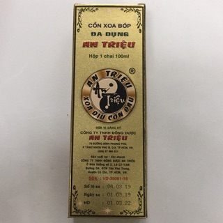 Cồn xoa bóp đa dụng AN TRIỆU