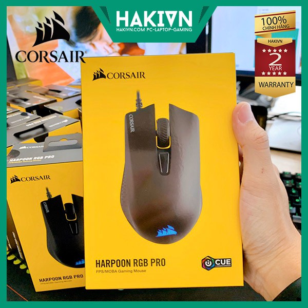 [Mã ELCL05 giảm 5% đơn 500K] Chuột máy tính Corsair HARPOON PRO RGB Gaming | BigBuy360 - bigbuy360.vn