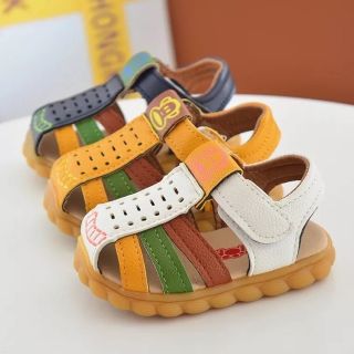 Sandal tập đi cho bé trai bé gái kiểu rọ màu sắc
