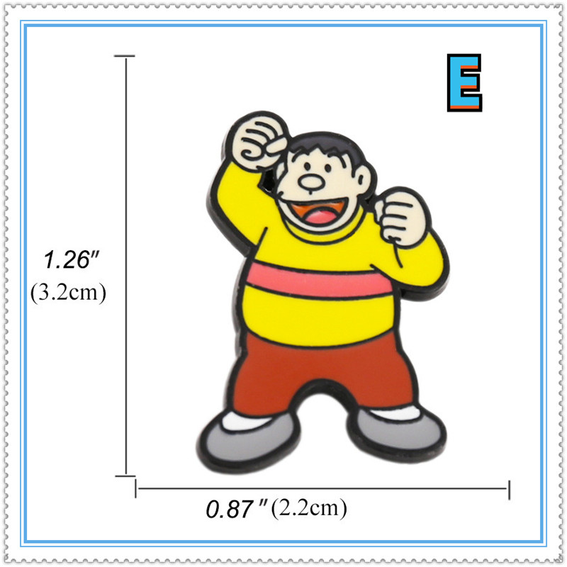 Ghim cài hình Doraemon series 01 Nobita thời trang dùng cài áo/ balo