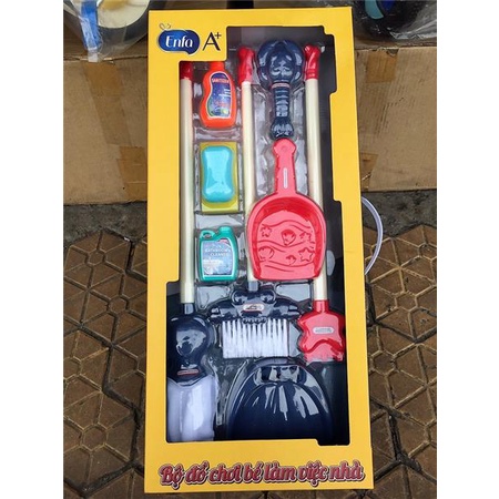 Bộ Đồ Chơi Bé Làm Việc Nhà Enfa 9 Chi Tiết