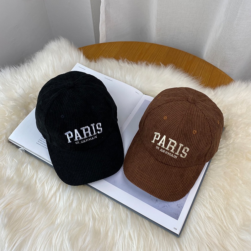 Mũ Lưỡi Trai Vải Nhung Mềm Mại Thời Trang Cho Cặp Đôi