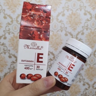 Vitamin E đỏ của Nga 400mg Mirrolla