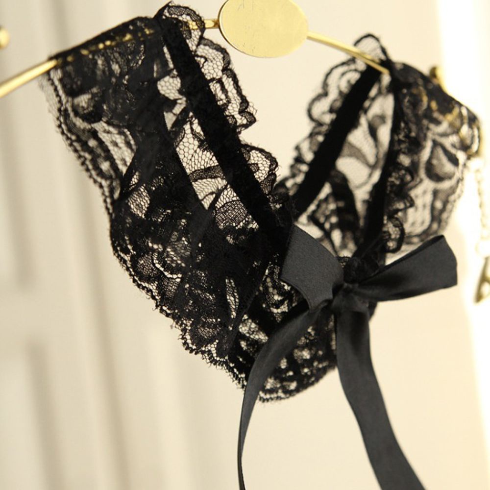 Đai đeo đùi vải ren phối nơ dễ thương quyến rũ cho nữ