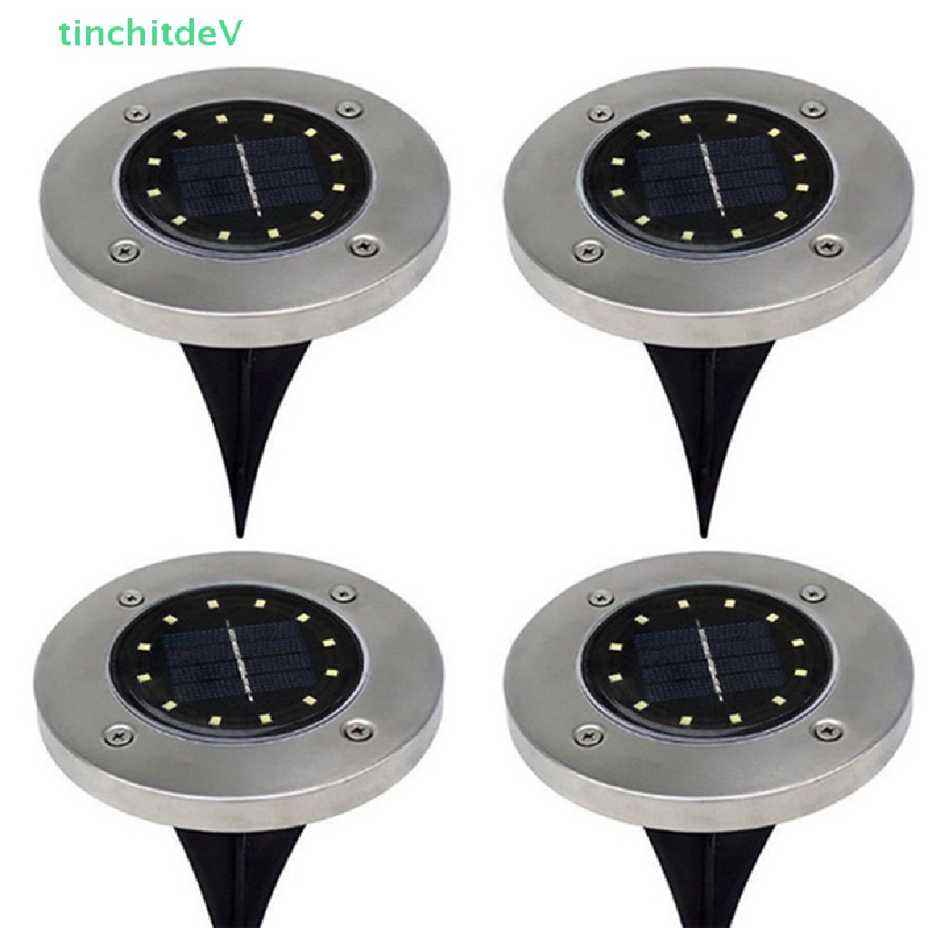 Đèn LED Âm Đất 12 Bóng Sử Dụng Năng Lượng Mặt Trời