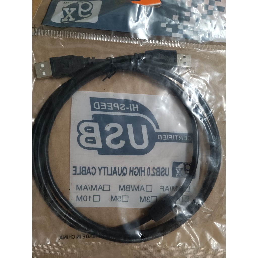Dây Cáp USB 2 đầu đực dài 60cm 150cm 300cm 2.0 3.0 giao màu ngẫu nhiên hàng mới chất lượng cao ECOBA