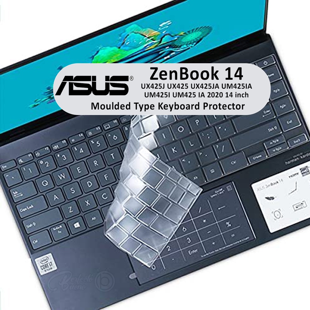 Miếng Dán Bảo Vệ Bàn Phím Laptop ASUS ZenBook 14 UX425J UM425IA UX425JA UX425EA UM425UA Bằng Silicon Ốp