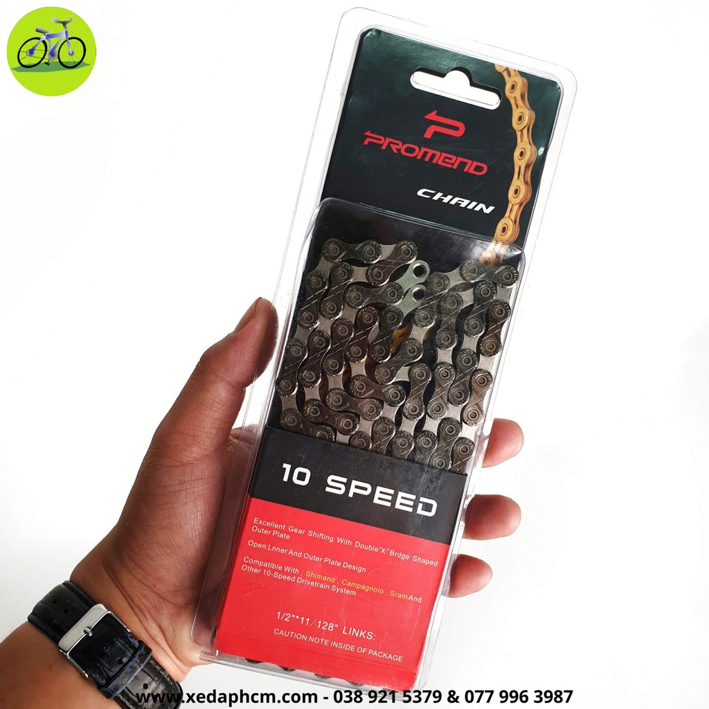 Sên Xích Xe Đạp Promend 10 Speed Fullbox Chính Hãng