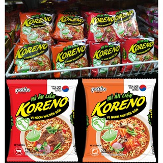 Mì ăn liền Koreno (Bò cay/Kim chi)