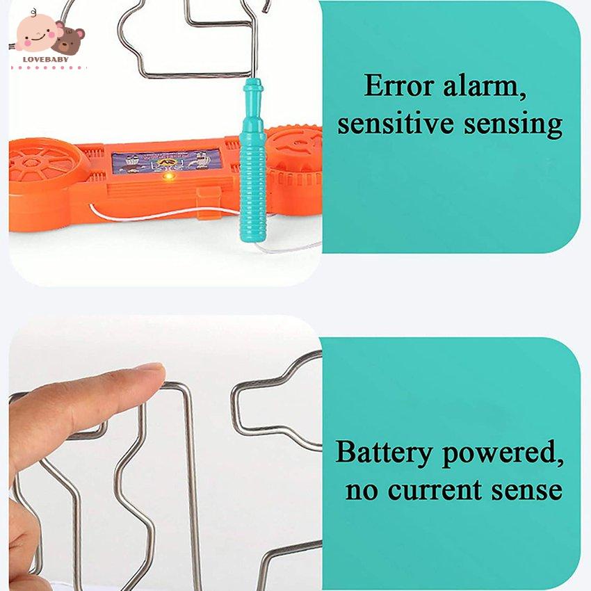 [HOT]Kids Collision Electric Shock Toy Education Electric Touch Labyrinth Game