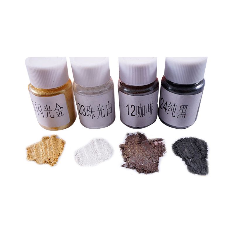 Set 4 Hộp Bột Kim Tuyến Lấp Lánh Dùng Để Trang Trí Móng Nghệ Thuật