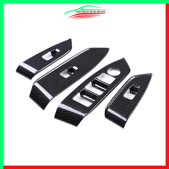 Ốp nội thất xe ô tô CX8, CX-8 2019-2024 nhựa ABS vân cacbon