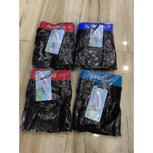 [Giá sỉ] Quần Bơi Nam Speedo Đen Phối Xanh Đỏ Có Túi Nhỏ Đựng Chìa Khóa - Nhiều Màu | BigBuy360 - bigbuy360.vn