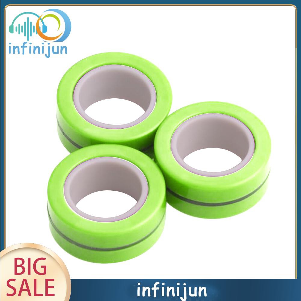 SPINNER Set 3 Vòng Đeo Tay Nam Châm Giảm Căng Thẳng Cho Người Lớn Và Trẻ Em