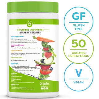 Bột rau củ Orgain superfood.