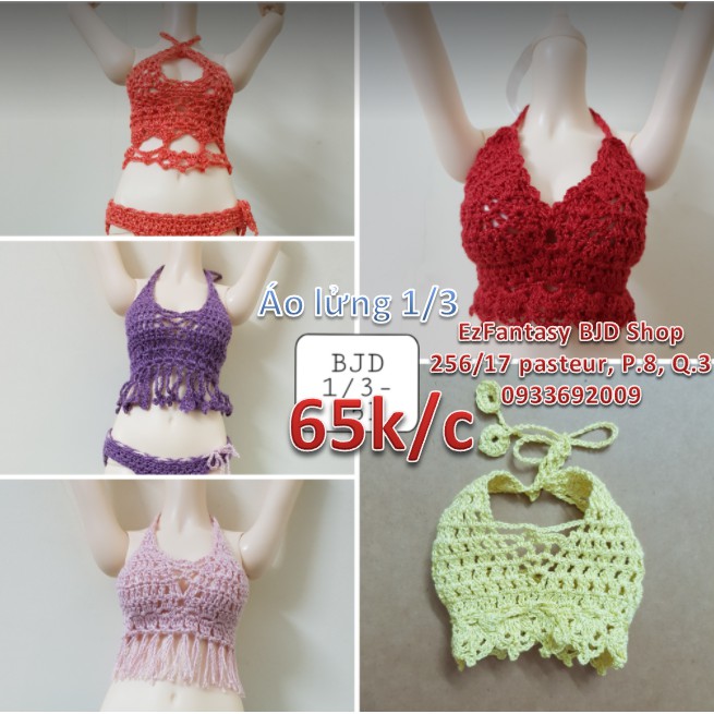 Bikini búp bê BJD - size 1/4