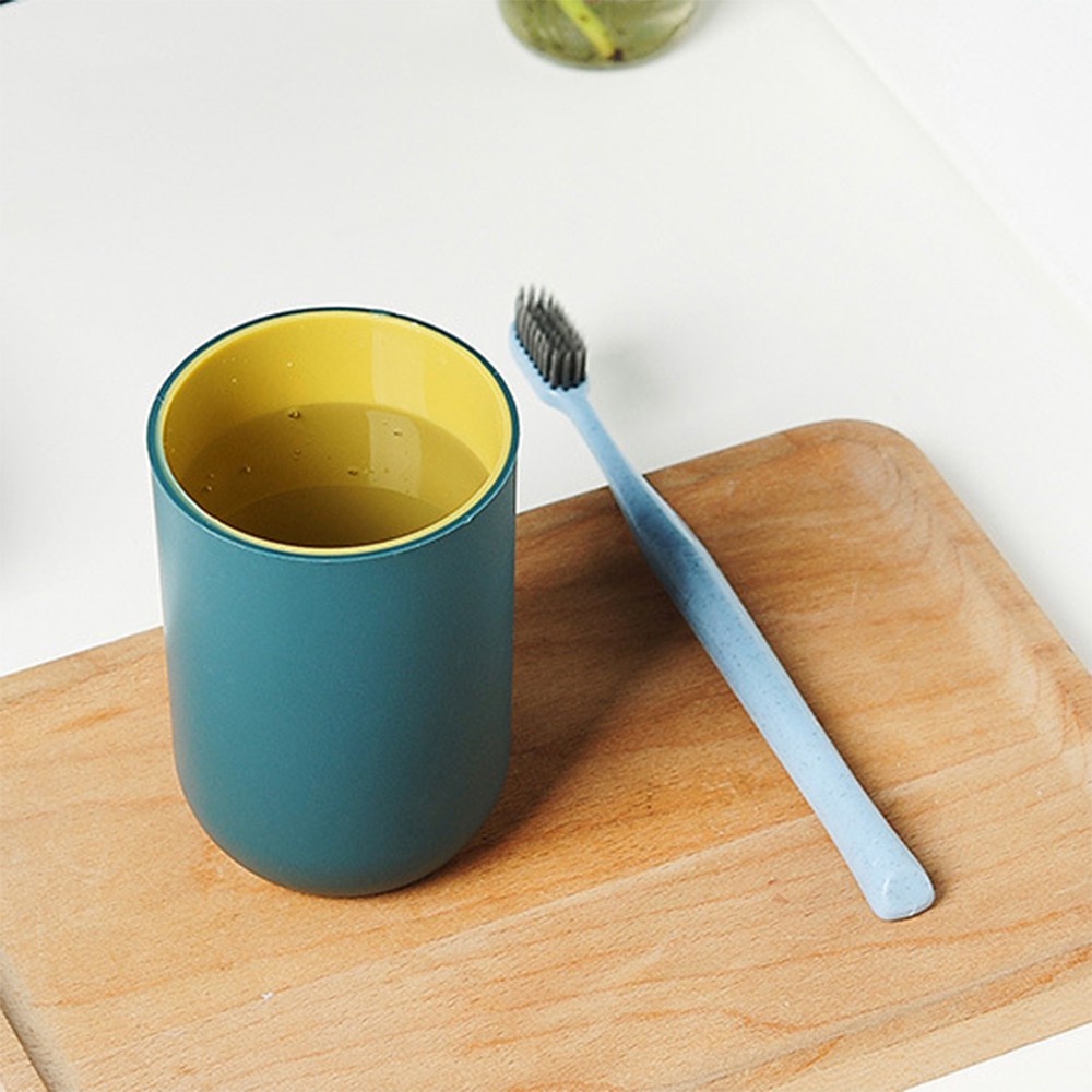 [Tổng Kho Sỉ] Cốc Uống Nước W7 THON TRÒN CAO CẤP (2 LỚP MÀU) - Ly Đánh Răng Cao Cấp