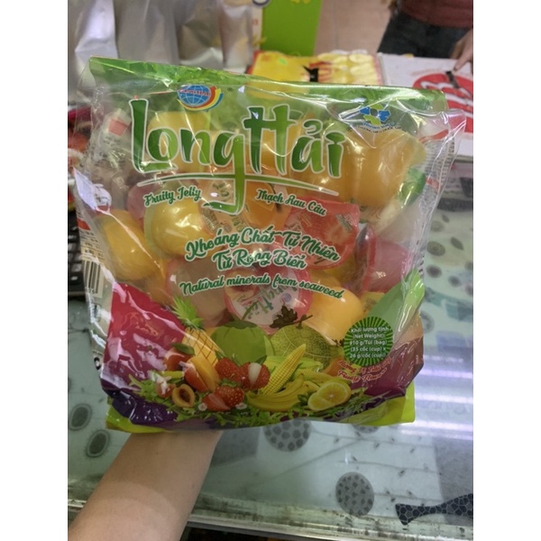 Thạch Rau Câu Long Hải Túi 910g