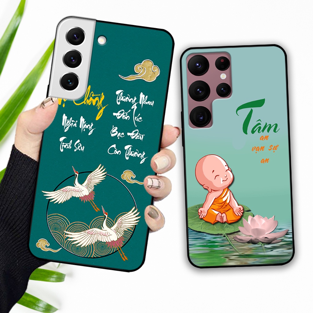 Ốp lưng Samsung S22 - S22 PLus - S22 Ultra - S22+ in hình phong cách chữ thư pháp cha mẹ, tài lộc