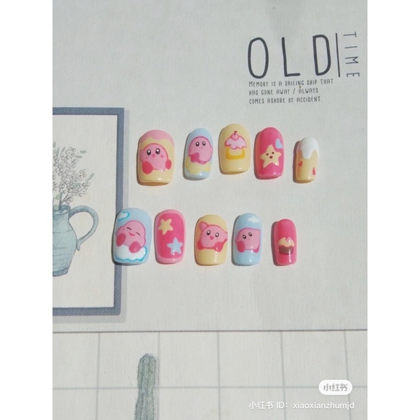 Nail box giá rẻ,vẽ dễ thương nhiều màu,đủ phom