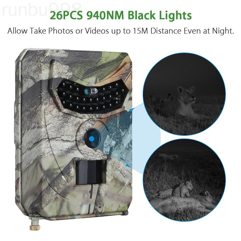 Bộ 26 camera đi săn góc rộng 940nm IR LED chống thấm nước
 | BigBuy360 - bigbuy360.vn