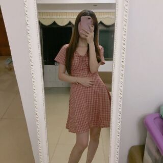 Váy caro vintage