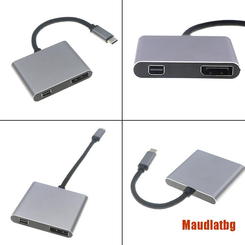 MAtbg USB-C to Mini Display Port Adapter USB 3.1 Type C to Thunderbolt 2 For Lapt