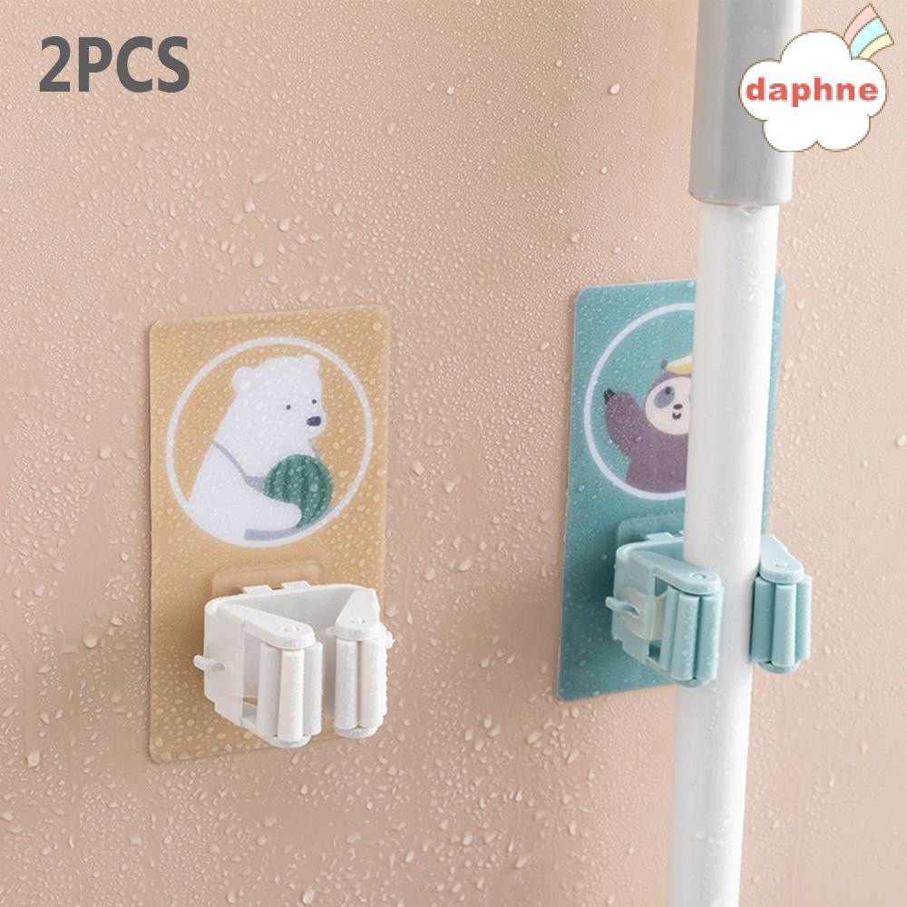 Daphne Set 2 Móc Treo Cây Lau Nhà Gắn Tường Tự Dính Tiện Dụng