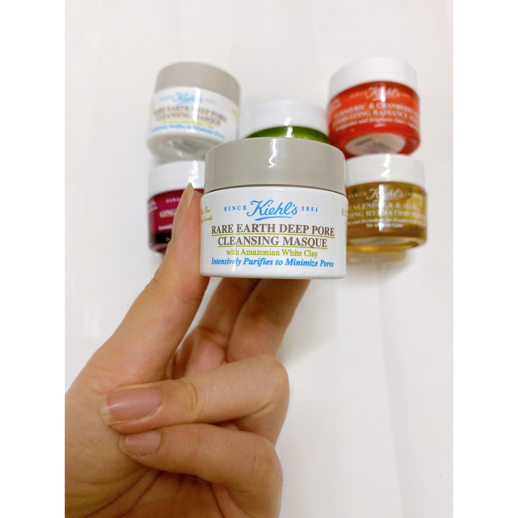 Mặt Nạ Mini Kiehls [đất sét, nghệ, hoa cúc, gừng, bơ]