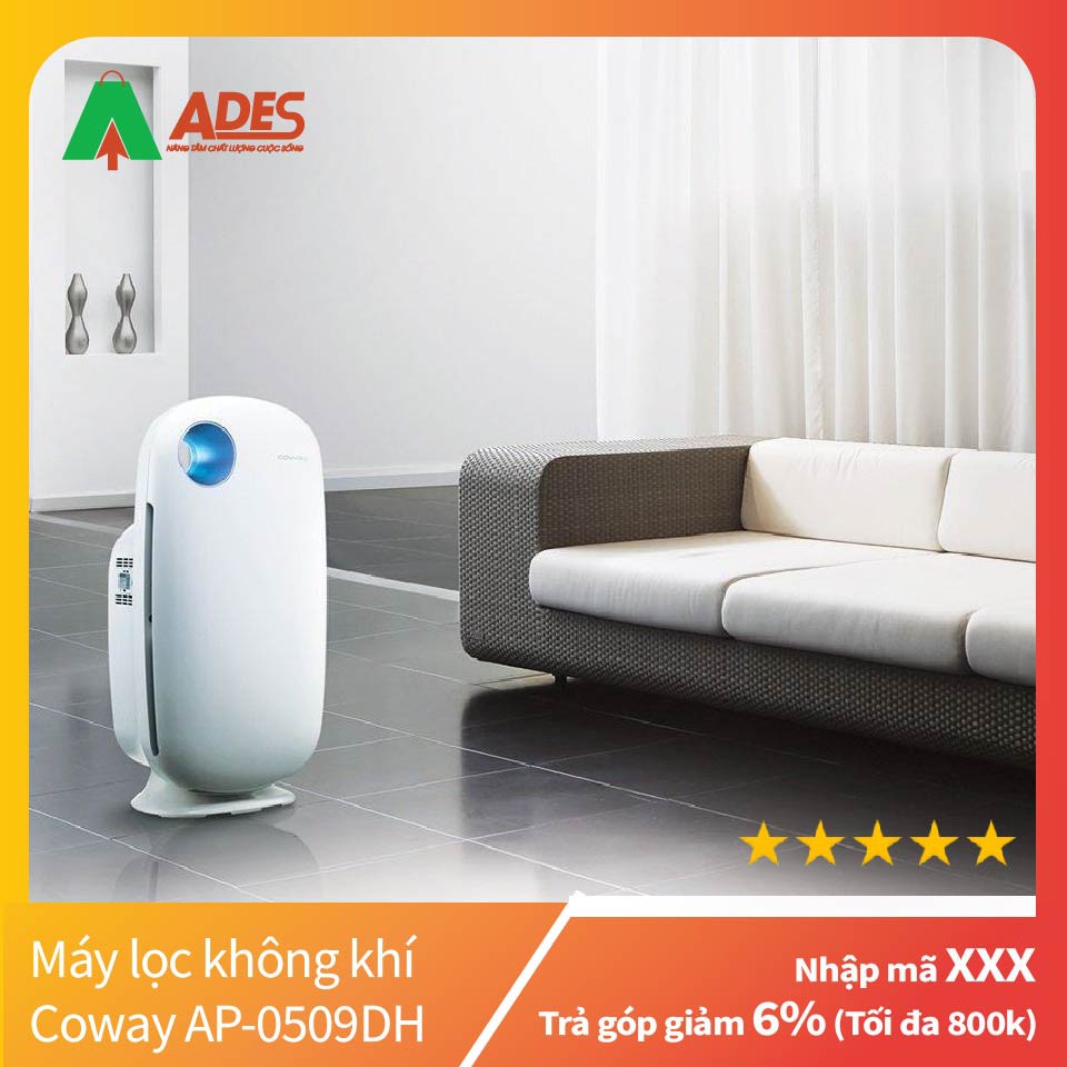 [Mã 154ELSALE2 giảm 7% đơn 300K] [COWAY CHP-0509DH] Máy lọc không khí Coway CHP-0509DH | BẢO HÀNH CHÍNH HÃNG 1 NĂM