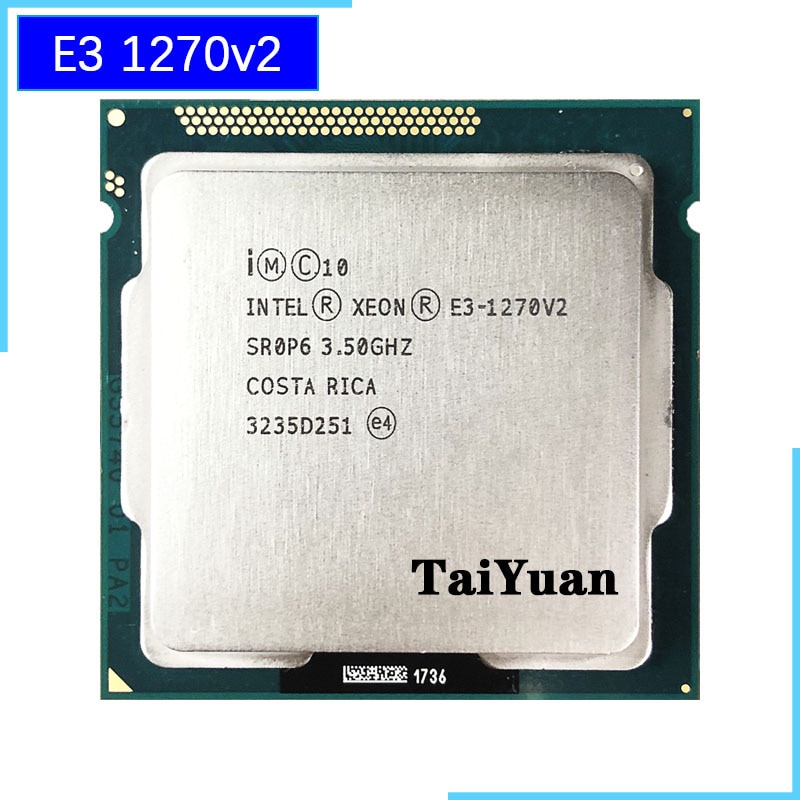 Intel Xeon E3-1270 v2 E3 1270v2 E3 1270 v2 3.5 GHz quad-core CPU 8m 69W L GA 1155