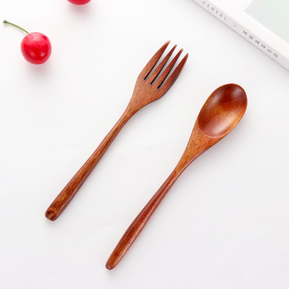 GOGOUP Bộ Muỗng Nĩa Ăn Tráng Miệng Handmade Phong Cách Nhật Bản