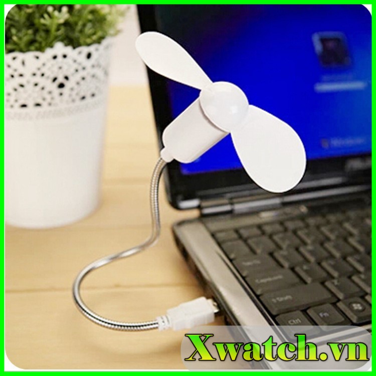 Quạt USB Mini 2.0 5V tích hợp laptop, sạc Dự phòng (màu ngẫu nhiên)