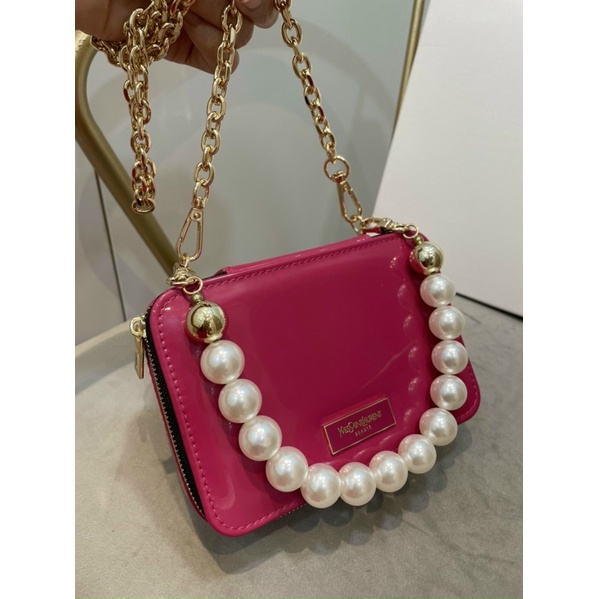 Túi pouch YSL gift siêu xinh mix dây