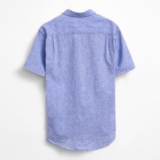 Áo Sơ Mi Trơn Tay Ngắn Có Túi GU CHẤT ,Vải Cotton Mịn Hàng Siêu Đẹp GUSM17