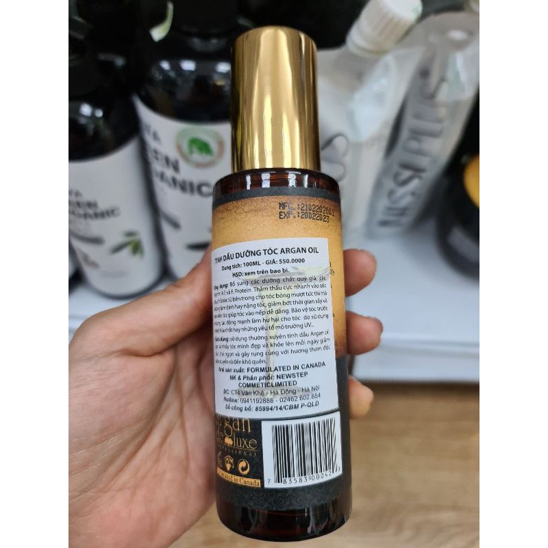 DẦU DƯỠNG TÓC ARGAN DELUXE 100ML