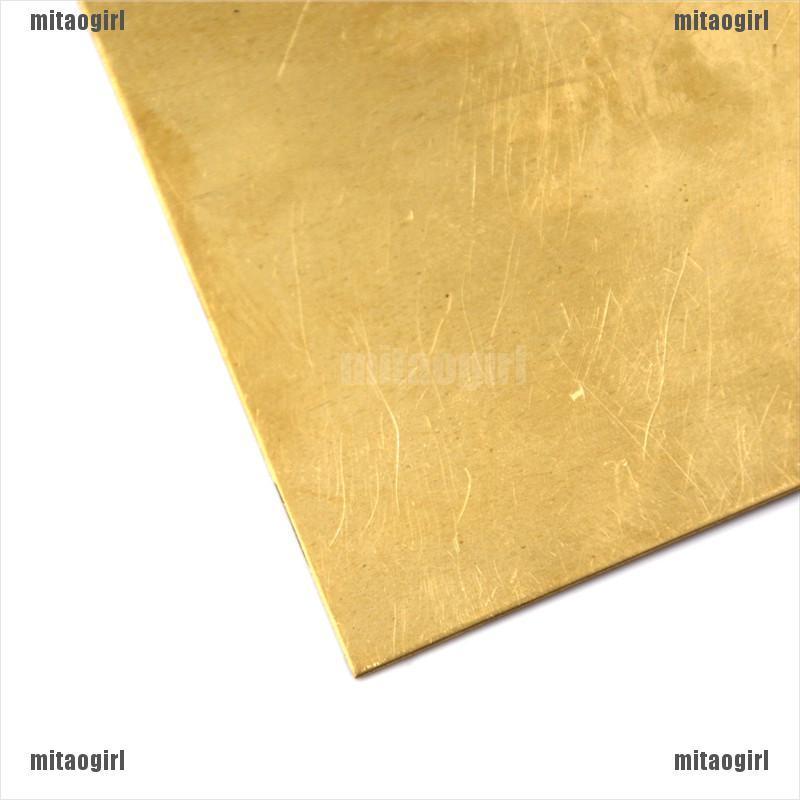Tấm Đồng Dày 0.5mm / 0.8mm / 1mm / 2mm 100x100mm