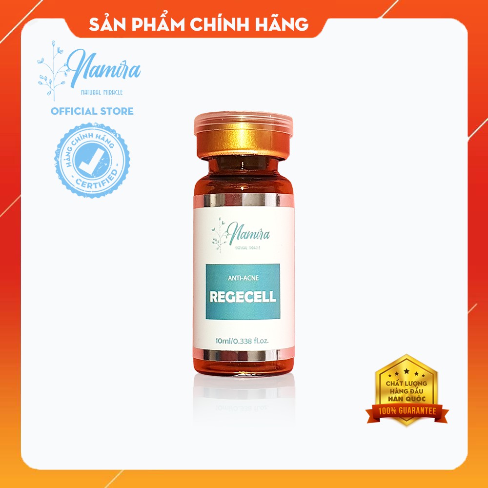 Chấm Mụn Namira Regecell Anti Acne  - Giảm Mụn - Ngăn Ngừa Thâm - Tinh Chất Thiên Nhiên - Lọ 10ml