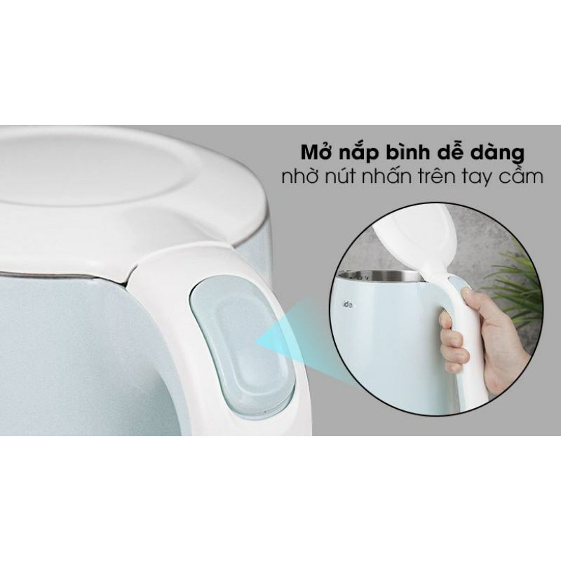 Bình siêu tốc Midea 1.7 lít MK-17DC- new 100%