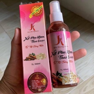 Xịt phụ khoa thảo dược - hồng - thơm - khít loại x3 tặng kèm HỒNG TI.