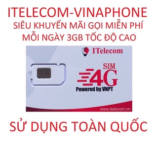 Sim 4G ITEL - Vina gói MAY77 - 90Gb/Tháng - Gọi Miễn Phí Vinaphone & Itel - Giá Siêu Rẻ