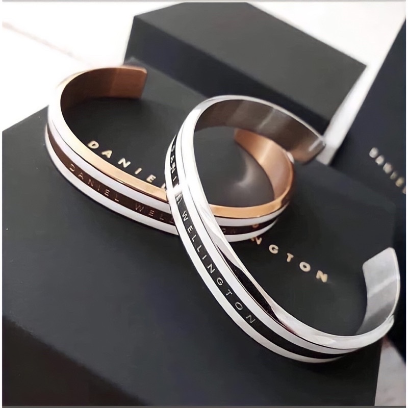 [HÀNG CHUẨN 1:1] Vòng tay Cuff DW Ver 2 Khắc Tên - Tặng kèm khắc icon miễn phí
