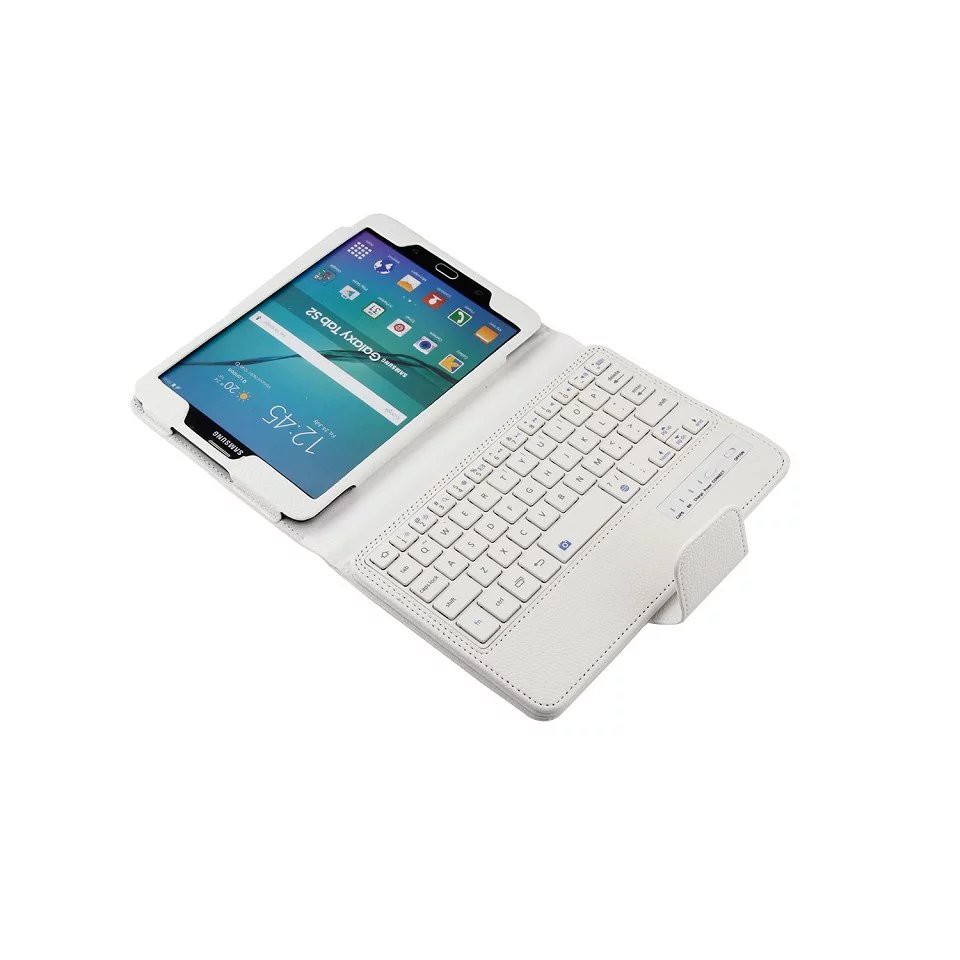 Bộ bàn phím bluetooth không dây kèm bao da và bút cảm ứng P205 P200 cho Samsung Galaxy Tab A 8.0 2019