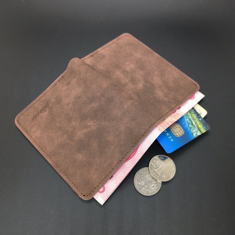 Ví nam cầm tay dáng đứng jolizeon da lộn nhung mịn cao cấp nhiều ngăn