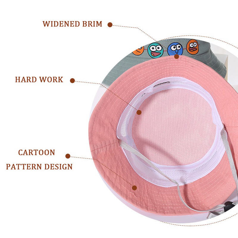 Mũ Lưỡi Trai Phối Lưới Thoáng Khí Thời Trang Mùa Hè Cho Bé Trai + Gái