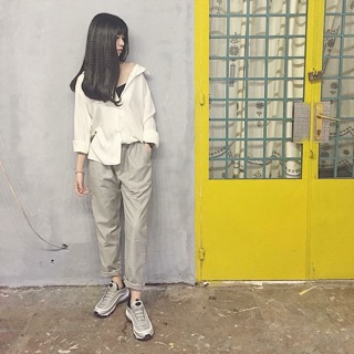 sơ mi cổ vest