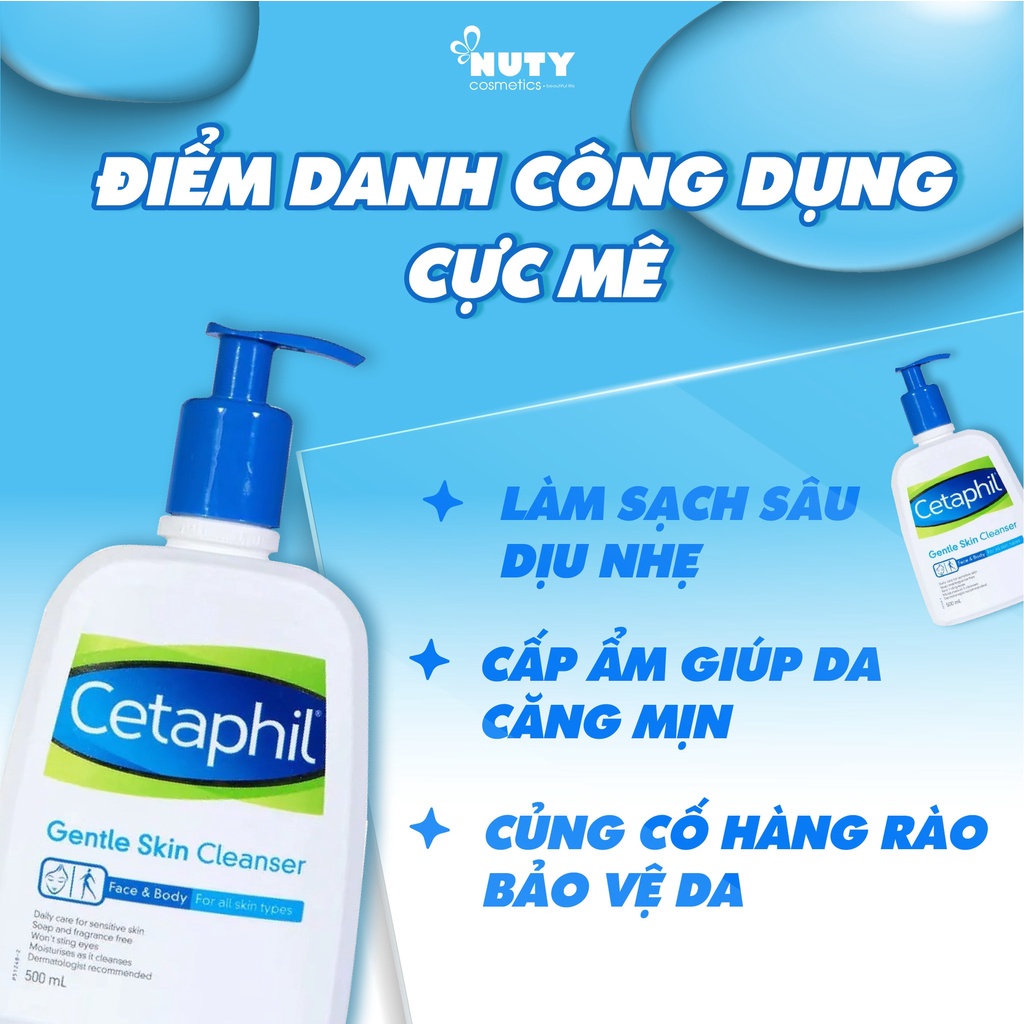 Sữa Rửa Mặt Dịu Nhẹ Cetaphil Gentle Skin Cleanser (500ml) | BigBuy360 - bigbuy360.vn